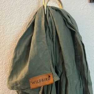 Wildbird Ring Sling Baby Carrier - Acadian (green) - Linen